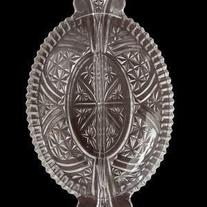 Anchor Hocking Stars and Bars Divided Dish